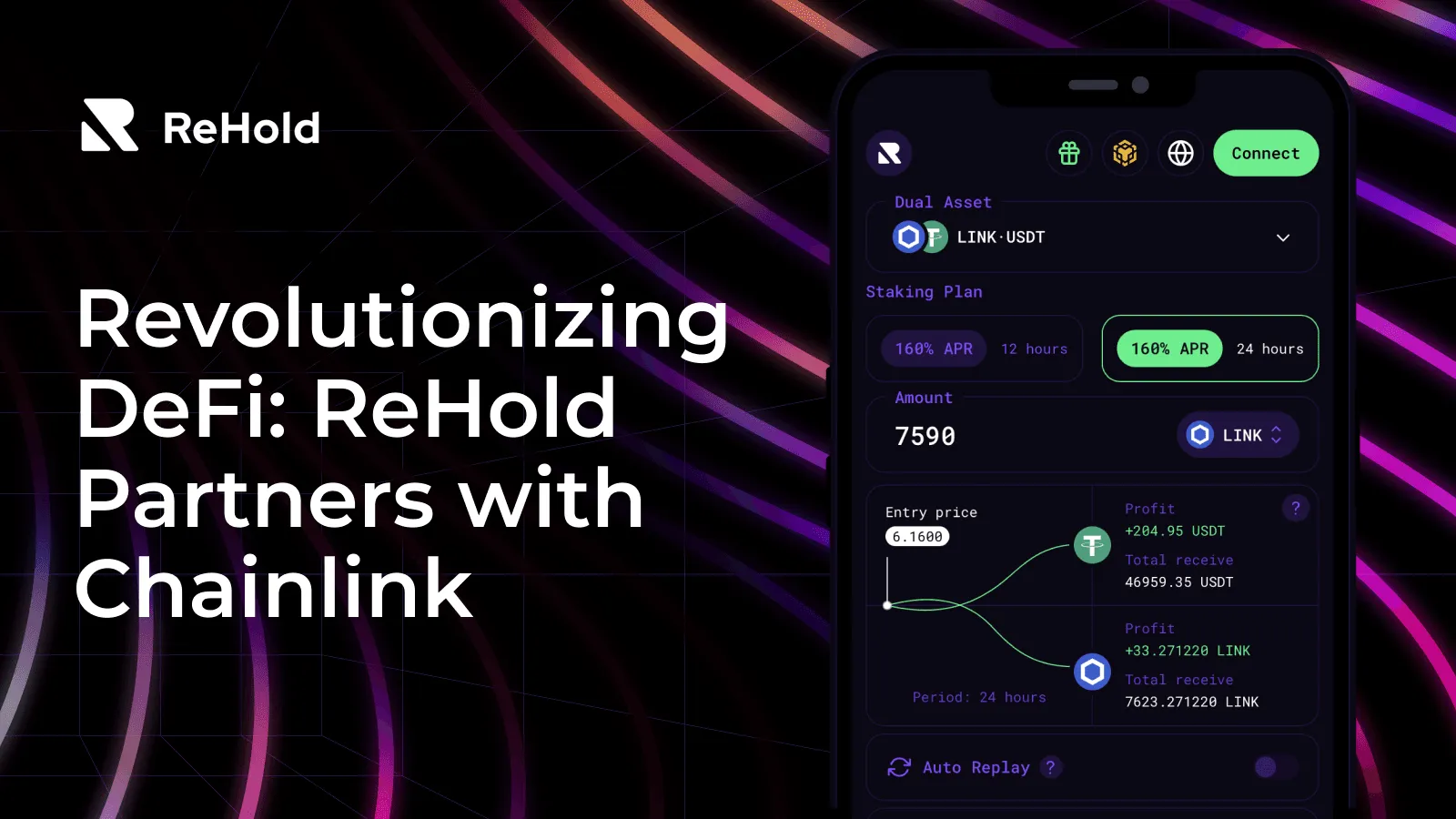 A Power Duo: ReHold Partners with Chainlink to Revolutionize Decentralized Finance